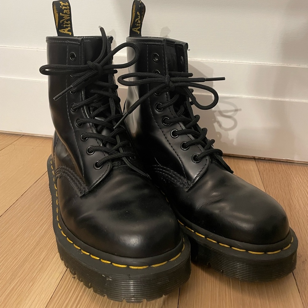 DOC MARTENS - 1461 Bex Platform 8 eye boots
